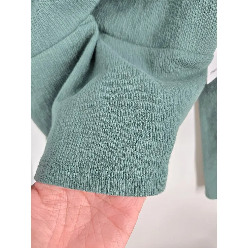 NEW O'Neill Kristina Silver Pine Long Sleeve Center Twist XL